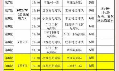 2023年全球足球赛事时间表格（不容错过的10场比赛）