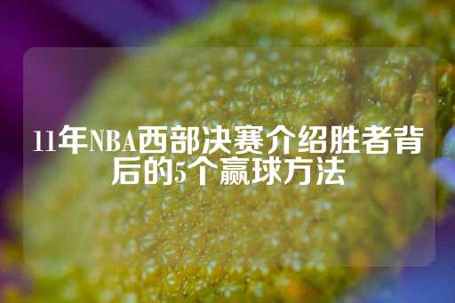 11年NBA西部决赛介绍胜者背后的5个赢球方法-第1张图片-皇冠信用盘出租